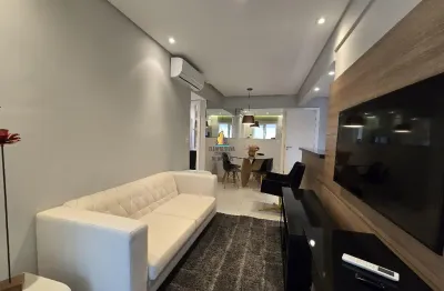 Gonzaga – locação – 1 dorm finamente decorado – lazer - serviços