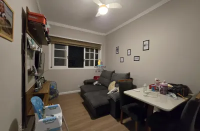 **venda – josé menino – 02 dorm – 70 au - frente – 200 metros do mar - preço de oportunidade*