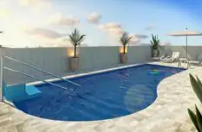 Excelente apartamento garden 2 suítes no boqueirão - santos - sp