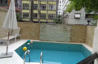 Gonzaga-locação--  3 dorm  1 suite  - 130au– varanda ampla- 2 vagas - com lazer