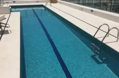 Ponta da praia -  venda - 1 dormitório 55au – vista mar - novo- lazer