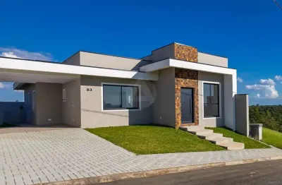 Linda residência 3 dormitórios em condomínio fechado campo largo