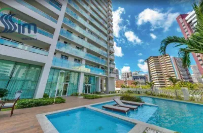 Apartamento todo projetado e lazer completo, com 3 dormitórios à venda, 96 m² por r$ 949.000 - cocó - fortaleza/ce