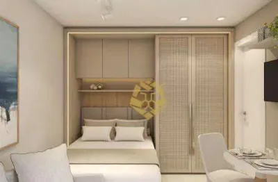 Studio com 1 dormitório à venda, 22 m² por r$ 260.000 - novo mundo - curitiba/pr