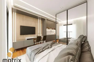 Apartamento garden com 1 dormitório à venda, 38 m² por r$ 288.000,00 - cabral - curitiba/pr