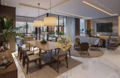 Apartamento impecável com 3 dormitórios à venda, 200 m² por r$ 2.985.746 - alto da glória - curitiba/pr