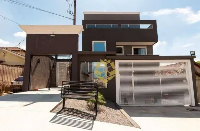 Sobrado com 3 dormitórios para alugar, 210 m² por r$ 4.300/mês - rebouças - curitiba/pr