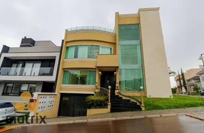 Casa com 3 dormitórios à venda, 400 m² por r$ 2.200.000,00 - bacacheri - curitiba/pr