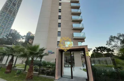 Apartamento com 1 dormitório para alugar, 21 m² por r$ 2.100/mês - mossunguê - curitiba/pr