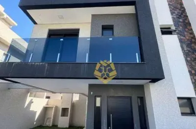 Excelente sobrado novo com 3 dormitórios à venda, 140 m² por r$ 850.000 - xaxim - curitiba/pr!