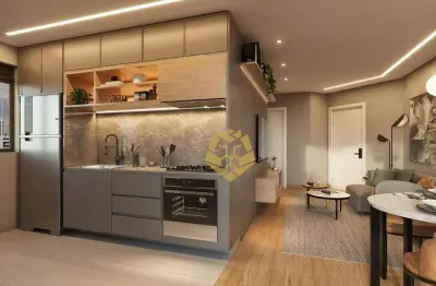 Apartamento com 2 dormitórios à venda, 51 m² por r$ 627.955,48 - centro - curitiba/pr