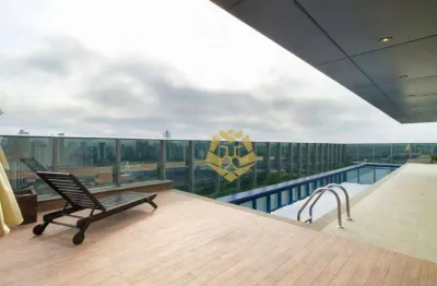 Apartamento com 1 dormitório para alugar, 30 m² por r$ 2.200/mês - centro - curitiba/pr