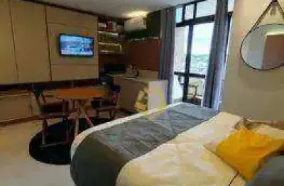 Apartamento com 1 dormitório para alugar, 18 m² por r$ 3.500/mês - alto da rua xv - curitiba/pr