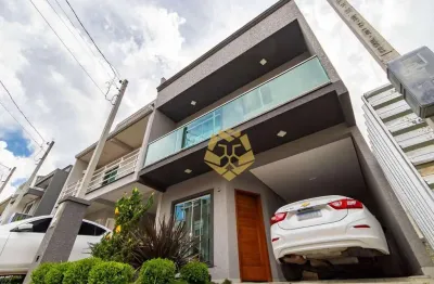 Excelente oportunidade: casa com 3 quartos e área gourmet no terraço à venda por r$ 740.000 - umbará - curitiba/pr