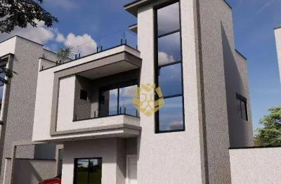 Sobrado com 2 dormitórios à venda, 148 m² por r$ 1.070.000,00 - hauer - curitiba/pr