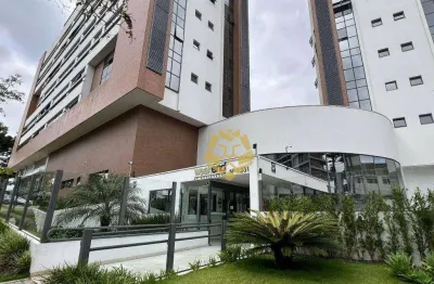 Apartamento com 1 dormitório para alugar, 40 m² por r$ 3.000/mês - juvevê - curitiba/pr