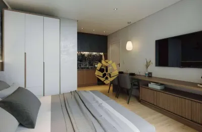 Studio com 1 dormitório à venda, 23 m² por r$ 270.036,00 - cristo rei - curitiba/pr