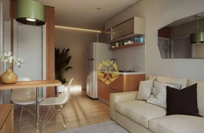 Studio com 1 dormitório à venda, 33 m² por r$ 478.117,00 - cristo rei - curitiba/pr