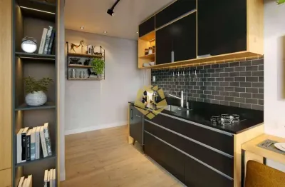 Studio com 1 dormitório à venda, 23 m² por r$ 284.928,00 - cristo rei - curitiba/pr