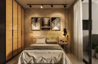 Studio com 1 dormitório à venda, 22 m² por r$ 316.754,00 - alto da rua xv - curitiba/pr