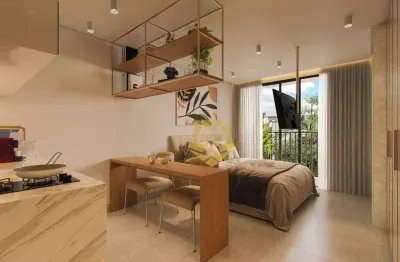 Studio com 1 dormitório à venda, 25 m² por r$ 378.646,00 - alto da rua xv - curitiba/pr