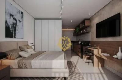 Studio com 1 dormitório à venda, 27 m² por r$ 382.277,00 - alto da rua xv - curitiba/pr