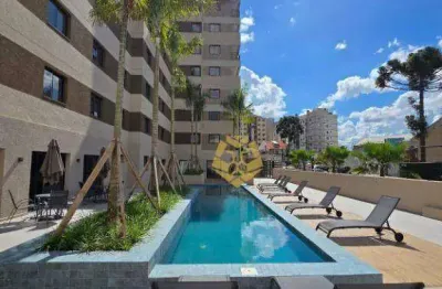 Maravilhoso studio à venda, 19 m² por r$ 375.000 - novo mundo - curitiba/pr