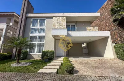 Casa no bacacheri em condominio fechado com 4 dormitórios à venda, 308 m² por r$ 2.990.000