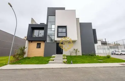 Casa com 4 dormitórios à venda, 243 m² por r$ 1.440.000,00 - santa cândida - curitiba/pr