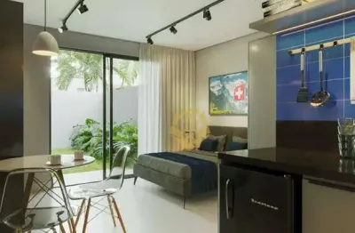 Studio com 1 dormitório à venda, 23 m² por r$ 278.985 - alto da rua xv - curitiba/pr