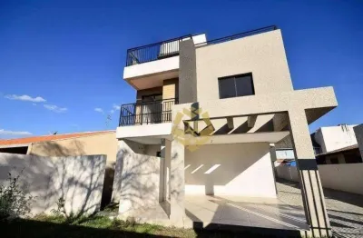Sobrado com 3 dormitórios à venda, 160 m² por r$ 770.000,00 - santa felicidade - curitiba/pr