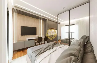 Studio com 1 dormitório à venda, 22 m² por r$ 230.000,00 - boa vista - curitiba/pr
