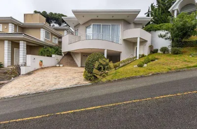 Viva o melhor com conforto, casa com 4 dormitórios, 431 m² - venda por r$ 3.300.000 ou aluguel por r$ 15.000/mês - taboão - curitiba/pr