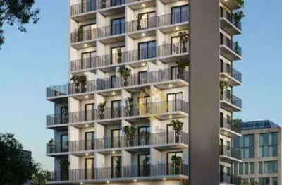 Belíssimo studio mobiliado , 25 m² - venda por r$ 450.000 ou aluguel por r$ 2.900/mês - prado velho - curitiba/pr