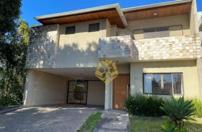 Casa com 3 dormitórios, 188 m² aluguel por r$ 6.900/mês - santa cândida - curitiba/pr