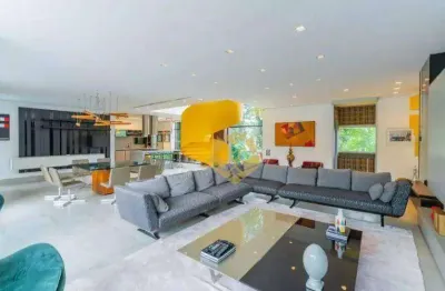 Casa com 3 dormitórios, 480 m² - venda por r$ 4.790.000,00 ou aluguel por r$ 23.000,01/mês - santo inácio - curitiba/pr