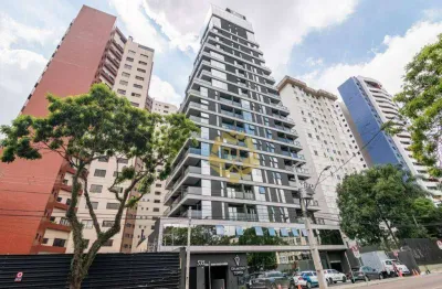 Studio para alugar, 26 m² por r$ 2.790/mês - batel - curitiba/pr