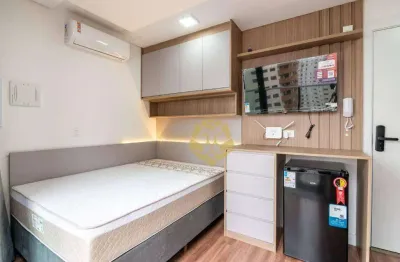 Studio para alugar, 26 m² por r$ 2.490/mês - batel - curitiba/pr