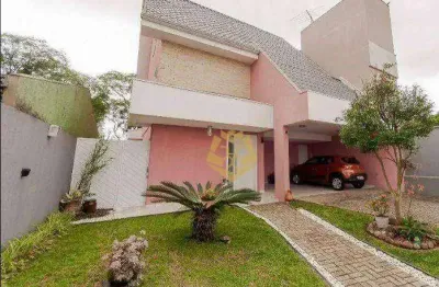 Casa de alto padrão para locação – elegância, conforto com 4 dormitórios para alugar, 176 m² por r$ 7.500/mês - campina do siqueira - curitiba/pr