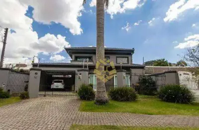 Casa de alto padrão à venda –com 4 dormitórios, 490 m² - venda por r$ 2.700.000 ou aluguel por r$ 12.990/mês - jardim das américas - curitiba/pr