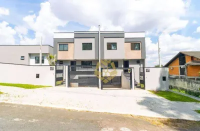 Sobrado triplex com 3 dormitórios à venda, 147 m² por r$ 860.000 - boa vista - curitiba/pr