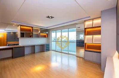 Apartamento com 3 dormitórios para alugar, 138 m² - alto da glória - curitiba/pr