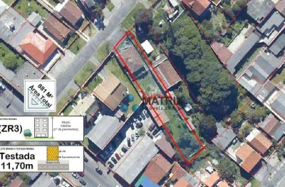 Terreno à venda, 881 m² por r$ 1.000.000,00 - boa vista - curitiba/pr