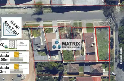 Terreno à venda, 382 m² por r$ 1.000.000,00 - portão - curitiba/pr