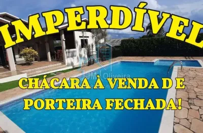 Chacara a venda de porteira fechada condominio pinheiros do lago alambari sp