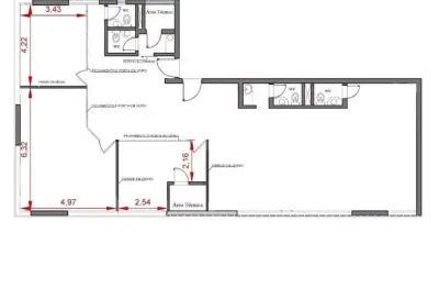 Sala comercial com 4 salas para alugar na alameda vicente pinzon, 144, vila olímpia, são paulo por r$ 13.800