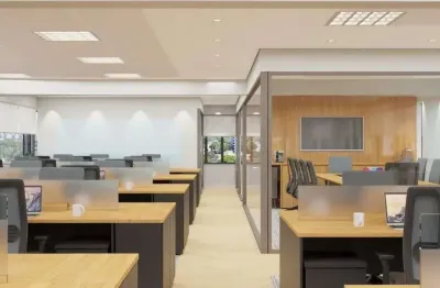 Sala comercial com 5 salas para alugar na avenida engenheiro luís carlos berrini, 1461, brooklin, são paulo por r$ 25.809