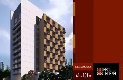 Sala comercial com 1 sala à venda na avenida rouxinol, 96, moema, são paulo por r$ 877.134