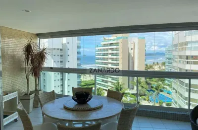 Apartamento 4 dormitórios para alugar, 131 m² por r$ 3.000/dia - riviera de são lourenço - bertioga/sp