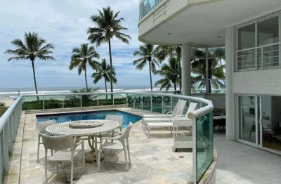 Ap. garden pé na areia vista mar 6 dormitórios à venda, 660 m² por r$ 15.000.000 - riviera de são lourenço - bertioga/sp
